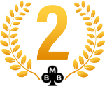 2 anniversary prize badge