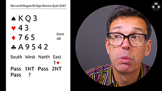 323A Novice Bidding Quiz STILL S
